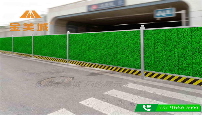 乐山大佛景区周边提升工程，2.5米高围挡成都金美城现货风貌协调参考