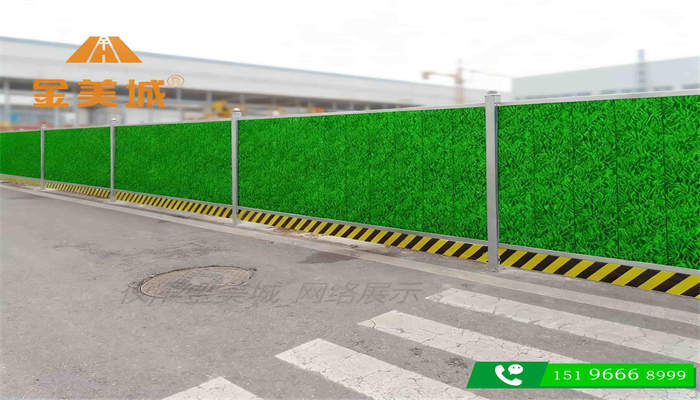 资阳彩钢围挡厂的施工围挡可以重复使用吗？(图1)